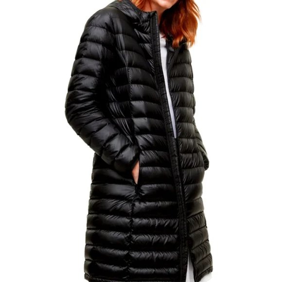 TNA BRAVURA JACKET- Lightweight Puffer in Black - Picture 1 of 4